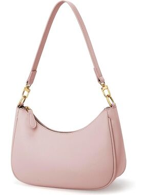 〽️ Women's Pink Cute Hobo Clutch Purses Zipper Tote Shoulder Handbags